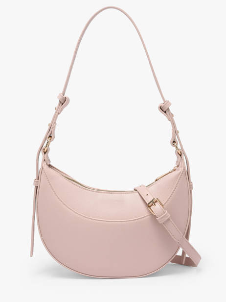 Sac Porté épaule Saffiano Miniprix Rose saffiano F8583 vue secondaire 2