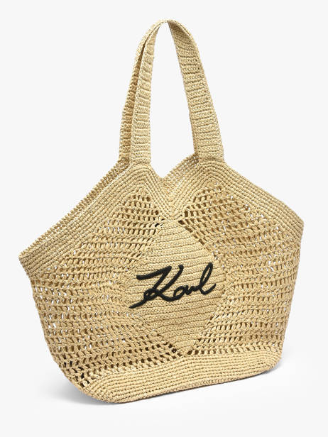Sac Porté épaule K Signature Nylon Karl lagerfeld Beige k signature B2W46068 vue secondaire 1