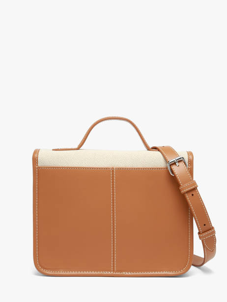 Sac Mademoiselle George Escapade Cuir Et Coton Paul marius Beige escapade GEORGESC vue secondaire 3