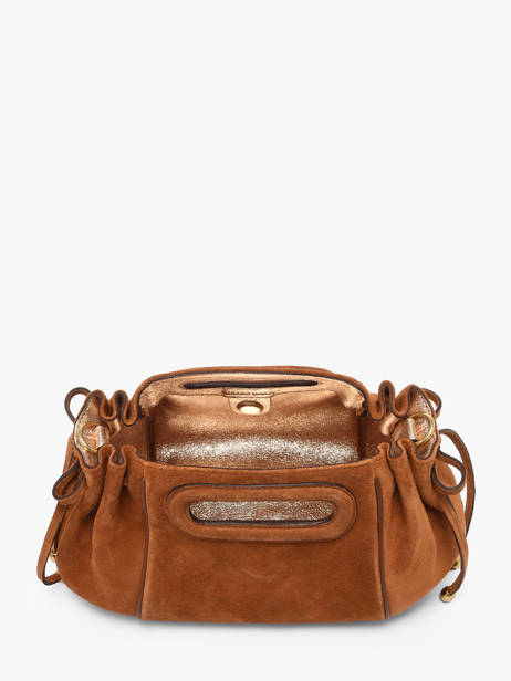 Sac Porté épaule Folk Light Cuir Gerard darel Marron folk light W405 vue secondaire 3