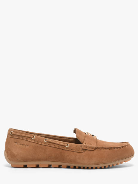 Boat Shoes In Leather Tamaris Brown accessoires 44