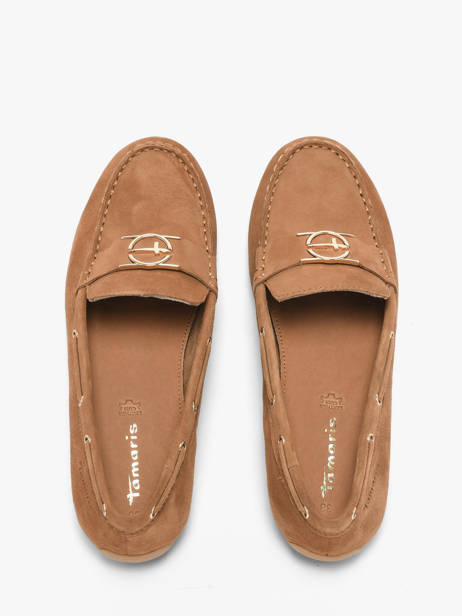 Boat Shoes In Leather Tamaris Brown accessoires 44 other view 3