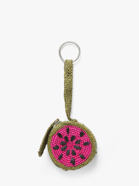 Bijou De Sac Fruit Raphia Le voyage en panier Rose l'atelier du crochet AM830