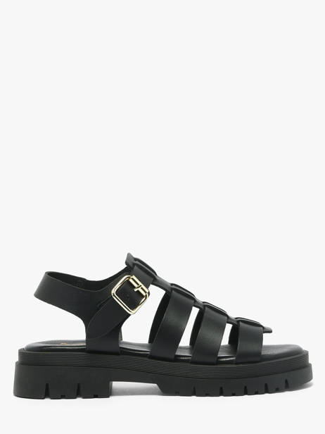 Sandales En Cuir Semerdjian Noir accessoires DELIA