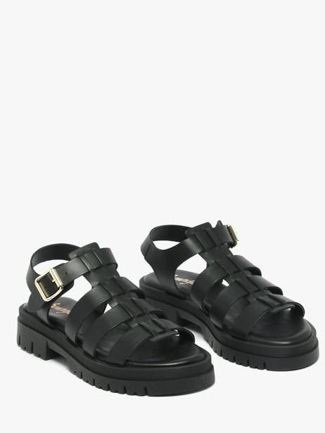 Sandales En Cuir Semerdjian Noir accessoires DELIA vue secondaire 1