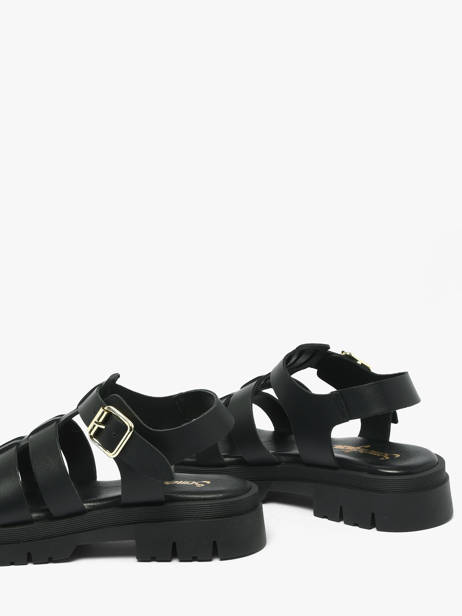 Sandales En Cuir Semerdjian Noir accessoires DELIA vue secondaire 2