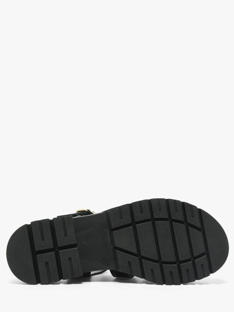 Sandales En Cuir Semerdjian Noir accessoires DELIA vue secondaire 4