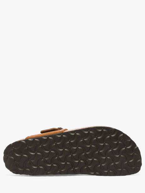 Mules En Cuir Birkenstock Marron accessoires 1031733 vue secondaire 5