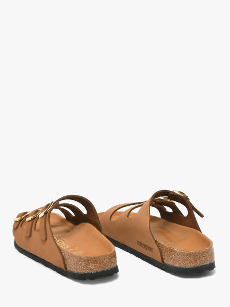 Mules En Cuir Birkenstock Marron accessoires 1031867 vue secondaire 3