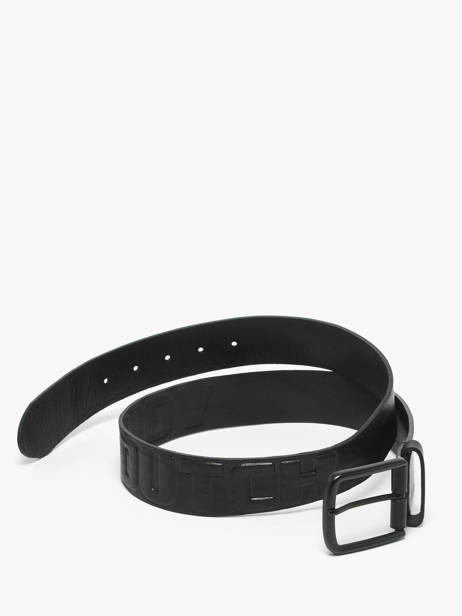 Ceinture Homme Lingo Cuir Von dutch Noir belt LINGO vue secondaire 3