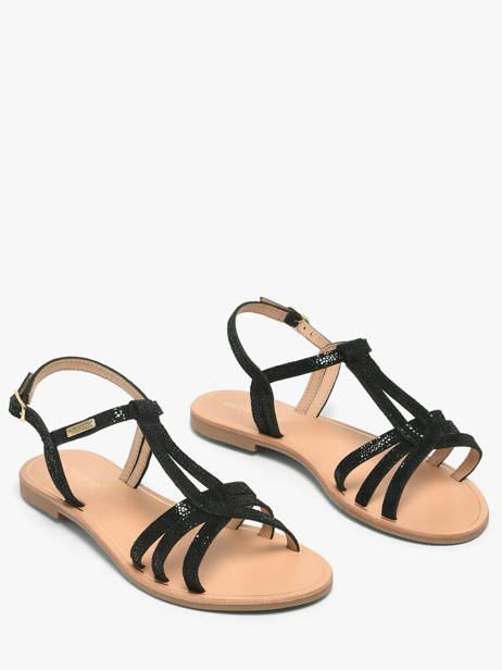 Nu-pieds En Cuir Les tropeziennes Noir accessoires HAMELIE vue secondaire 1