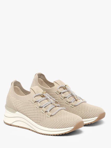 Sneakers Semelle Compensée Remonte Beige accessoires 60 vue secondaire 2