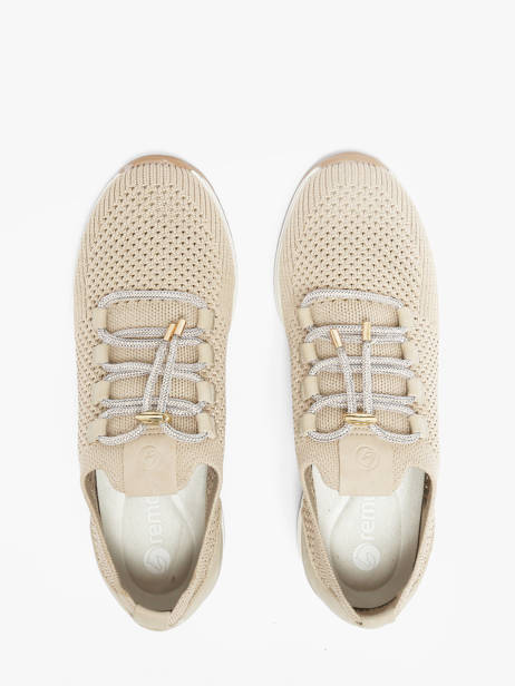 Sneakers Semelle Compensée Remonte Beige accessoires 60 vue secondaire 4