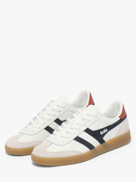 Sneakers En Cuir Gola Blanc men CMB744WU vue secondaire 2