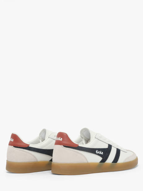 Sneakers En Cuir Gola Blanc men CMB744WU vue secondaire 3