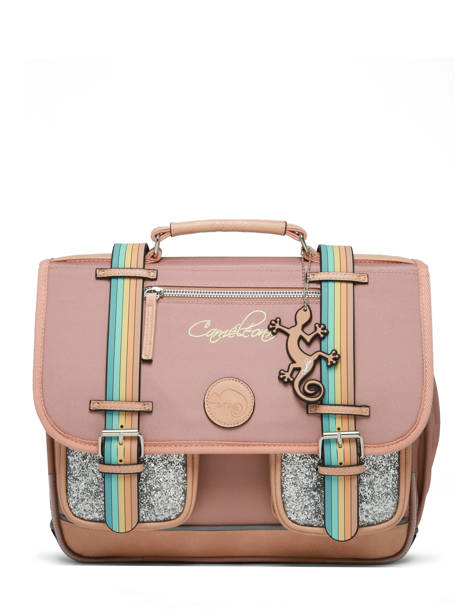 Cartable Enfant 2 Compartiments Cameleon Rose vintage fantasy CA35 vue secondaire 7
