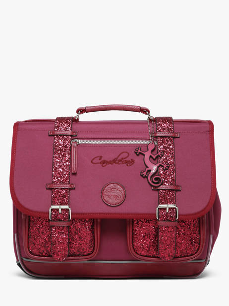 Cartable Enfant 2 Compartiments Cameleon Violet vintage fantasy CA38