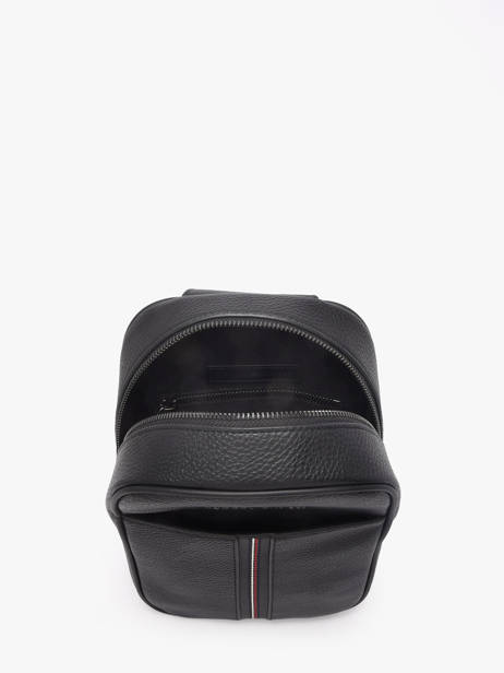 Sac Bandoulière Tommy hilfiger Noir th central AM14170 vue secondaire 3