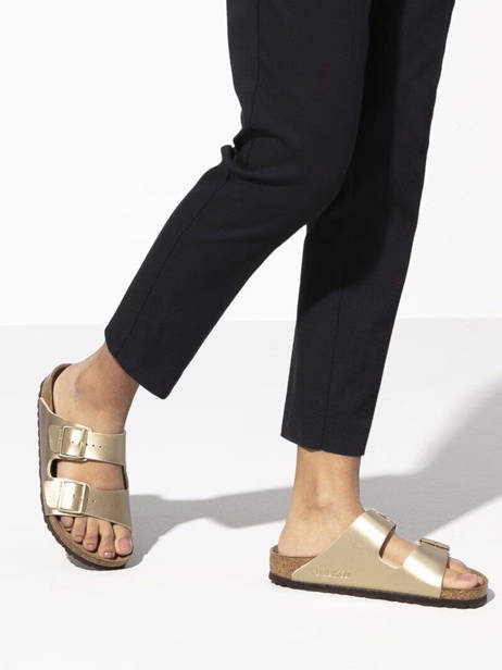 Mules Arizona Birkenstock Or accessoires 1016111 vue secondaire 1