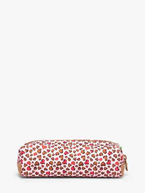 1 Compartment Pouch Tann's Pink les fantaisies f 11229 other view 2