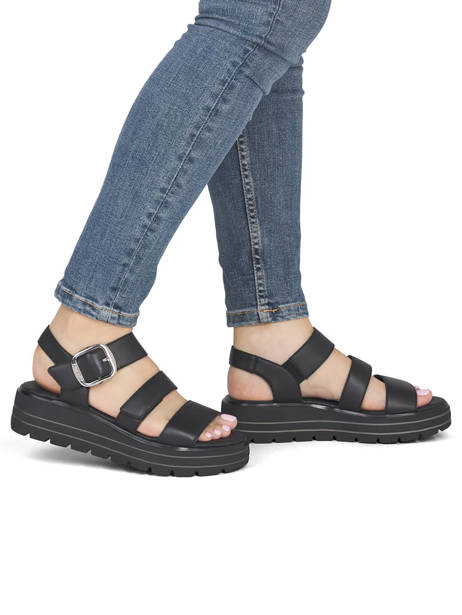 Sandales En Cuir Remonte Noir accessoires - D3N50-00 vue secondaire 1