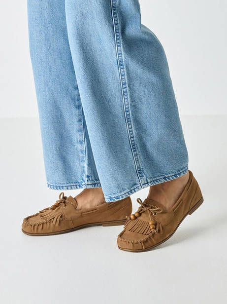 Mocassins En Cuir Tamaris Marron accessoires 46 vue secondaire 1