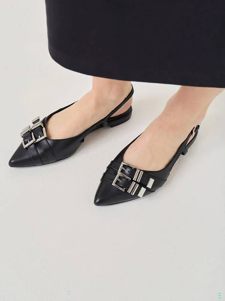 Ballerines En Cuir Tamaris Noir accessoires 46 vue secondaire 1