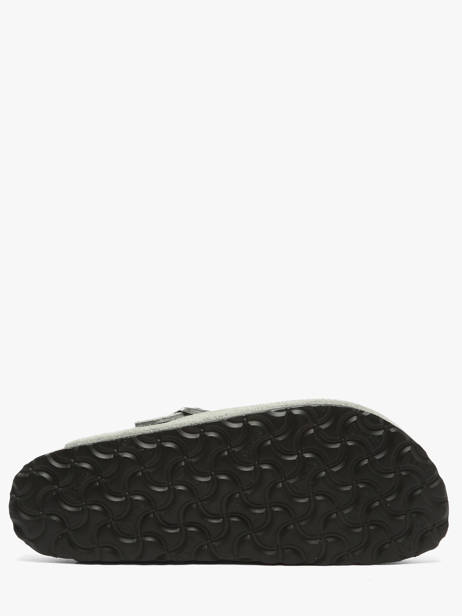 Mules Boston En Cuir Birkenstock Gris accessoires 1031657 vue secondaire 5