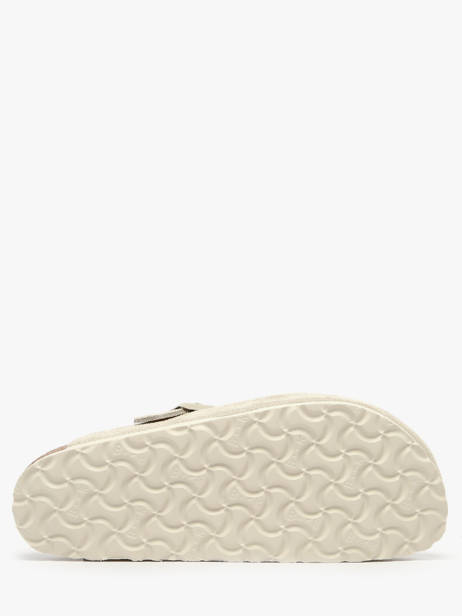 Mules Boston En Cuir Birkenstock Blanc accessoires 1031662 vue secondaire 5