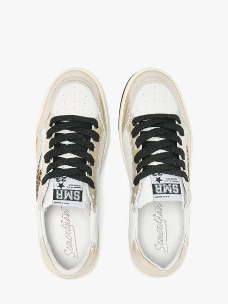 Sneakers En Cuir Semerdjian Blanc accessoires DANYC838 vue secondaire 3
