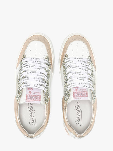 Sneakers En Cuir Semerdjian Blanc accessoires NOUBE462 vue secondaire 3