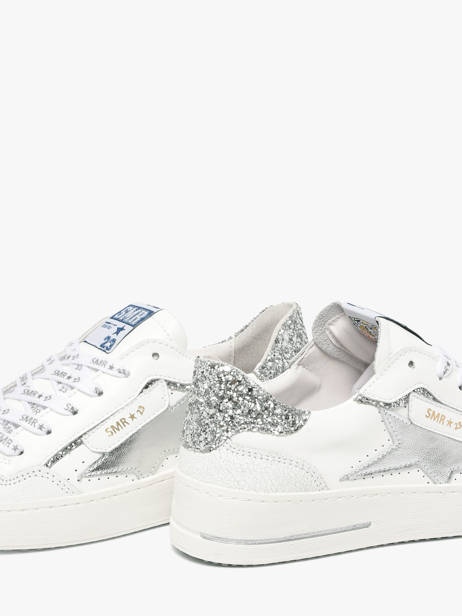 Sneakers En Cuir Semerdjian Blanc accessoires ALED611 vue secondaire 2