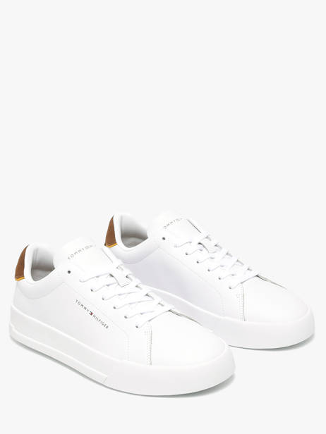 Sneakers En Cuir Tommy hilfiger Blanc men 536702R vue secondaire 2