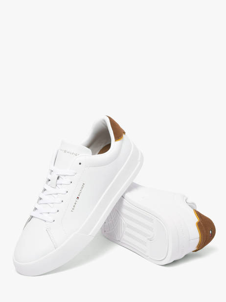Sneakers En Cuir Tommy hilfiger Blanc men 536702R vue secondaire 3