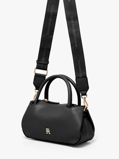 Sac Porté Main Th Logotape Polyester Tommy hilfiger Noir th logotape AW18743 vue secondaire 2