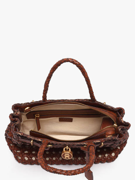 Sac Porté Main American Icon Cuir Tommy hilfiger Marron american icon AW18734 vue secondaire 3