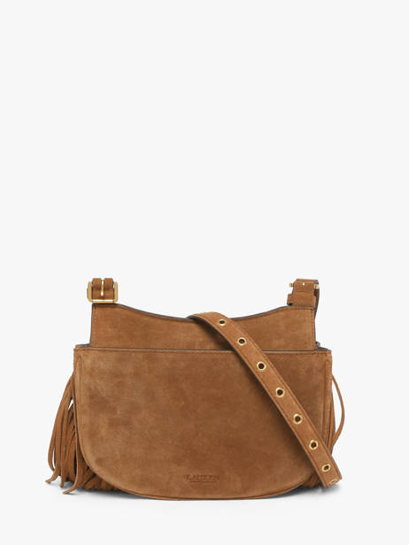 Sac Bandoulière Dryden Cuir Lauren ralph lauren Marron dryden 31P11793 vue secondaire 5