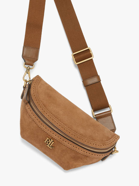 Sac Banane Cuir Lauren ralph lauren Marron dryden 31P15644 vue secondaire 2