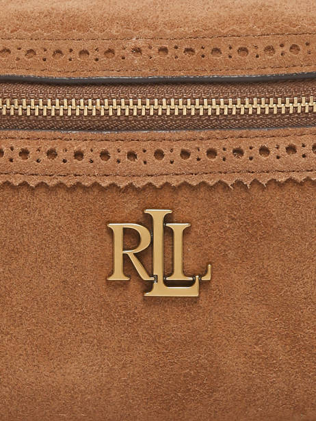 Sac Banane Cuir Lauren ralph lauren Marron dryden 31P15644 vue secondaire 3