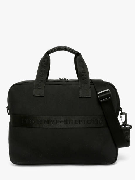 Porte Documents (main) Tommy hilfiger Noir th repreve AM14445 vue secondaire 4