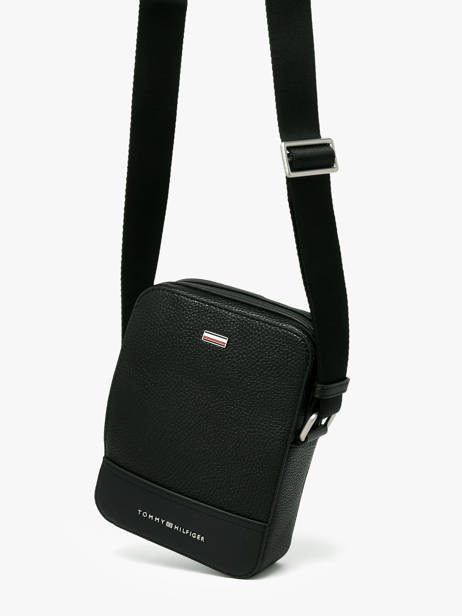 Sac Bandoulière Tommy hilfiger Noir central AM14433 vue secondaire 2