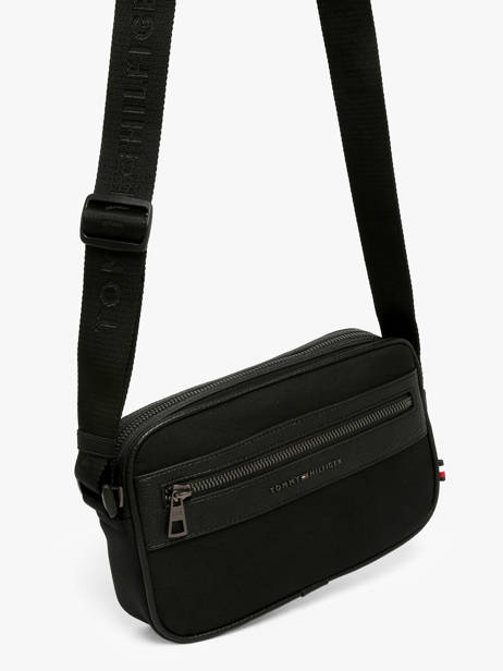 Sac Bandoulière Tommy hilfiger Noir th repreve AM14515 vue secondaire 2