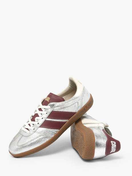 Sneakers En Cuir Caval Argent accessoires BAPULS2G vue secondaire 2