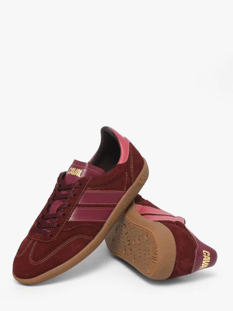Sneakers En Cuir Caval Rouge accessoires BAPULS2A vue secondaire 2