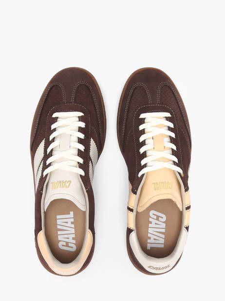 Sneakers En Cuir Caval Marron accessoires BAPULS1P vue secondaire 3