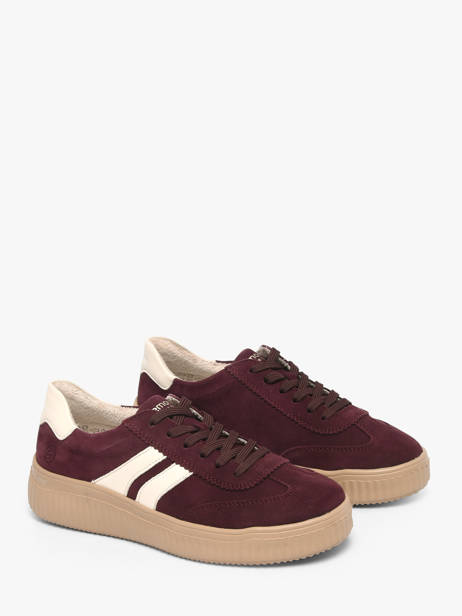 Sneakers In Leather Remonte Red accessoires 30 other view 1