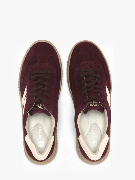Sneakers In Leather Remonte Red accessoires 30 other view 3