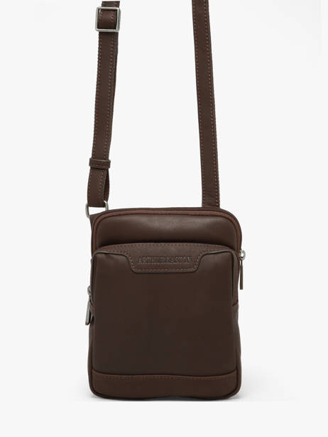 Sac Bandoulière Arthur & aston Marron arsene 6 vue secondaire 2