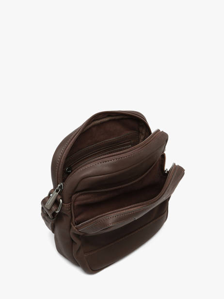 Sac Bandoulière Arthur & aston Marron arsene 9 vue secondaire 3
