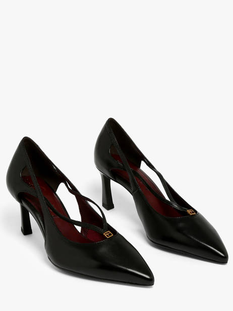Escarpins à Talon En Cuir Tamaris Noir accessoires 47 vue secondaire 1